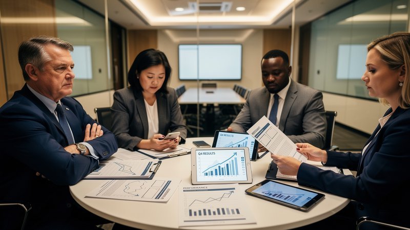 Steering committee meeting with no clear decisions being made
